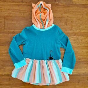 Girls Matilda Jane Just Imagine Jacqueline Cat Halloween Hoodie Top Size 10